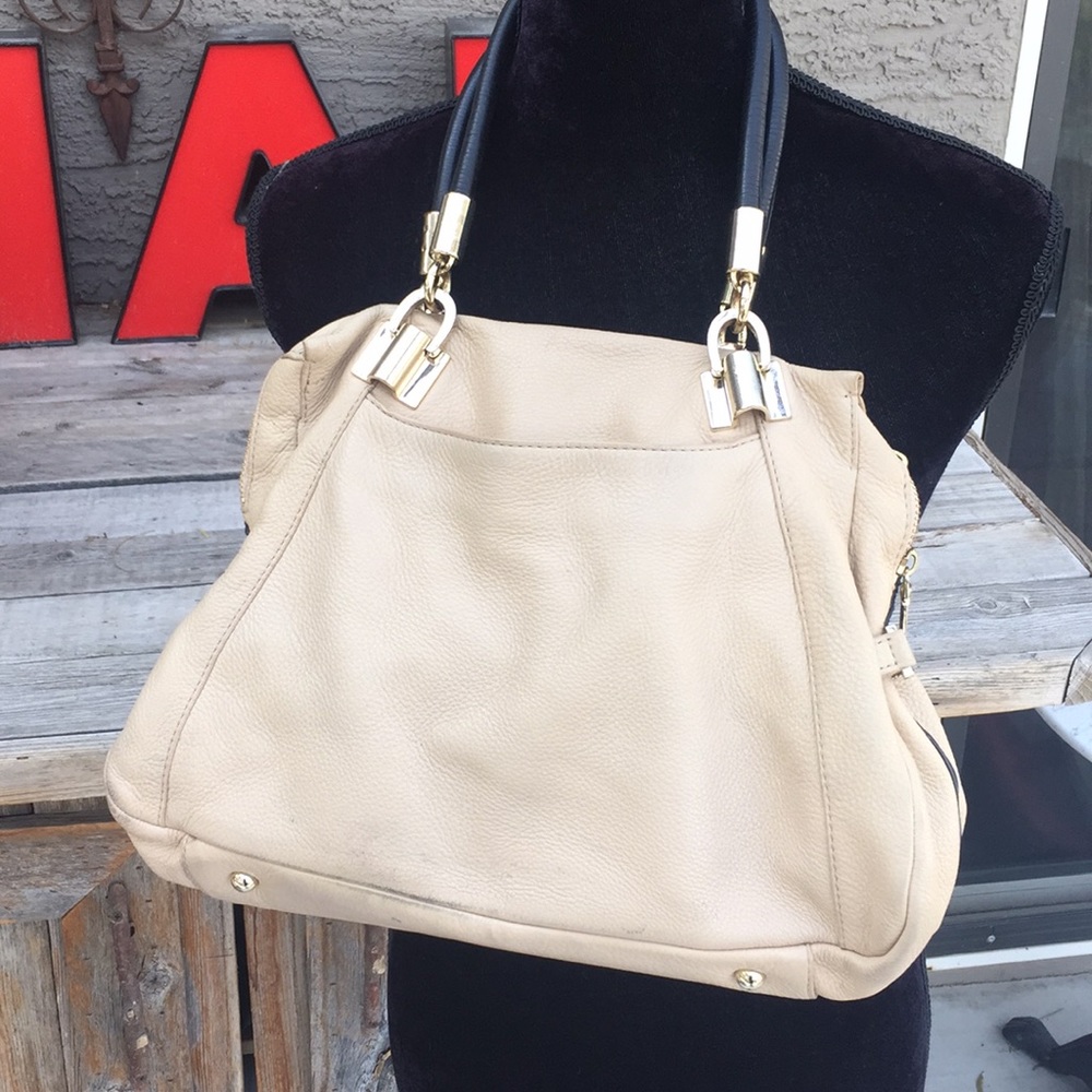 DKNY tan/black purse - Picture 4 of 9